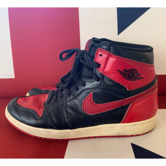 NIKE(ナイキ)のNIKE AIR JORDAN1 BRED 94年　26.5 dunksb メンズの靴/シューズ(スニーカー)の商品写真