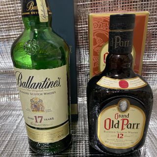 【開封品】バランタイン17年　オールドパー12年(ウイスキー)