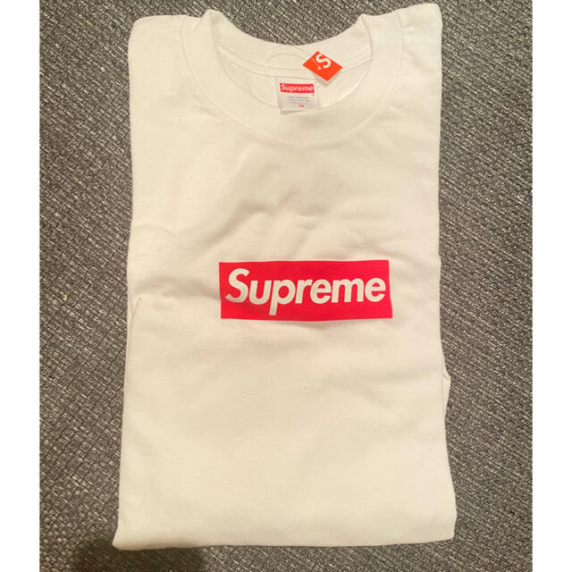 Supreme(シュプリーム)のSupreme Box logo ロンT シャツ 白 ホワイト  メンズのトップス(Tシャツ/カットソー(七分/長袖))の商品写真