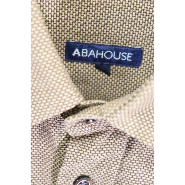 ABAHOUSE(アバハウス)の匿名即日発可！ABAHOUSE長袖ドレスシャツ/アバハウスブラウンF メンズのトップス(シャツ)の商品写真