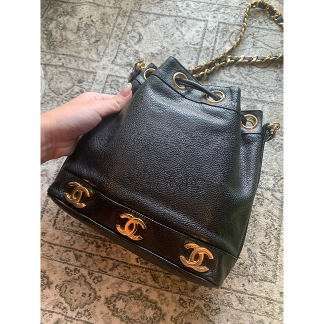 CHANEL ヴィンテージきんちゃくバック✨