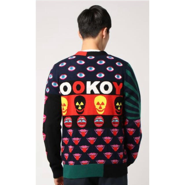 未使用 カシヤージュ×横尾忠則 カシミヤニットカーディガン