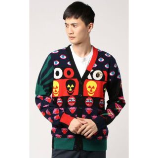 未使用 カシヤージュ×横尾忠則 カシミヤニットカーディガンの通販
