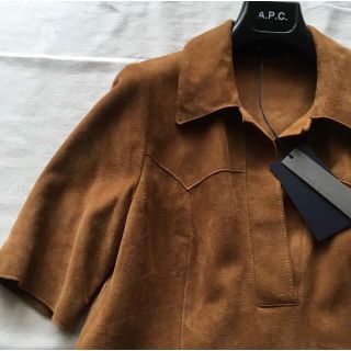 ザラ(ZARA)のZara 本革 スエード ワンピース(ミニワンピース)