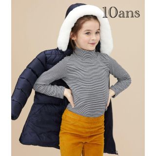 プチバトー(PETIT BATEAU)の新品 プチバトー 10ans タートルネック 長袖 Tシャツ(Tシャツ/カットソー)