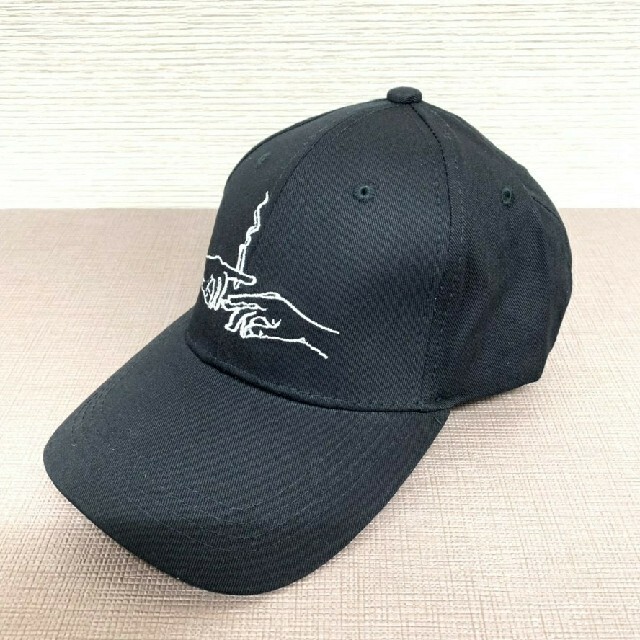 ジョイント　キャップ　帽子　ユニセックス　ブラック メンズの帽子(キャップ)の商品写真