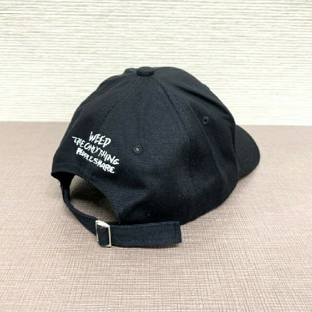 ジョイント　キャップ　帽子　ユニセックス　ブラック メンズの帽子(キャップ)の商品写真