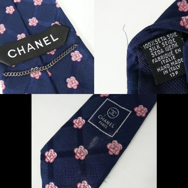 CHANEL(シャネル)のシャネル ネクタイ メンズ - カメリア メンズのファッション小物(ネクタイ)の商品写真