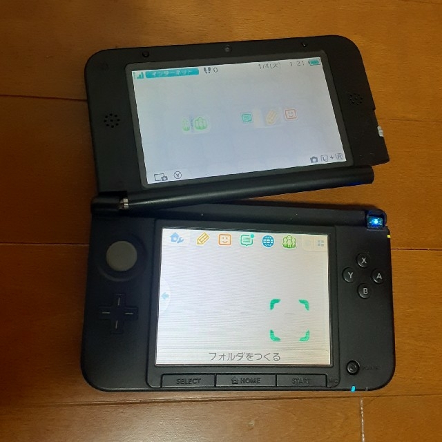 ニンテンドー3DS(ニンテンドー3DS)のNintendo 3DS  LL 本体ブラック エンタメ/ホビーのゲームソフト/ゲーム機本体(携帯用ゲーム機本体)の商品写真