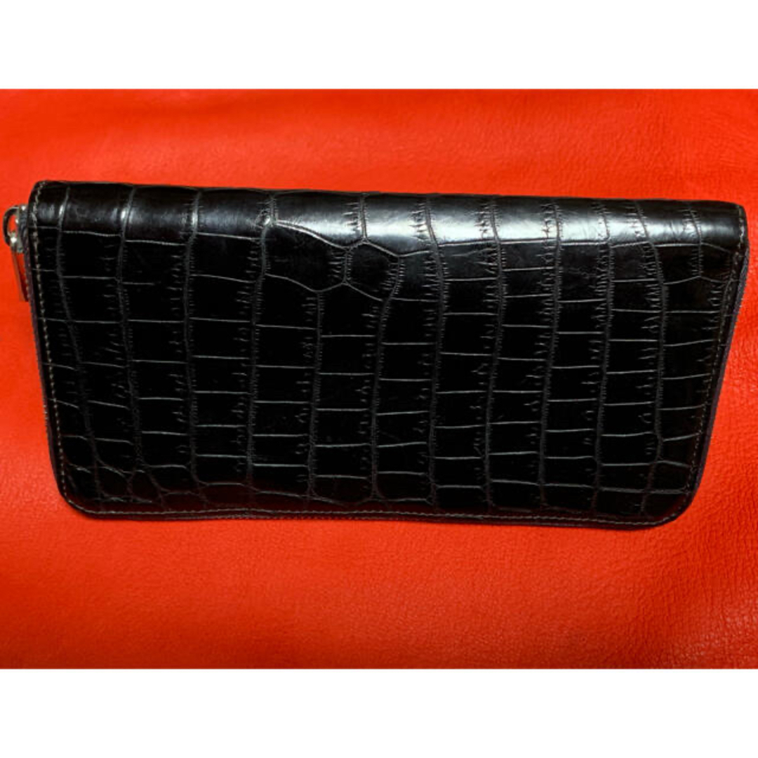 FARO ファーロ　財布　ウォレット クロコダイル ラウンドジップ メンズのファッション小物(長財布)の商品写真