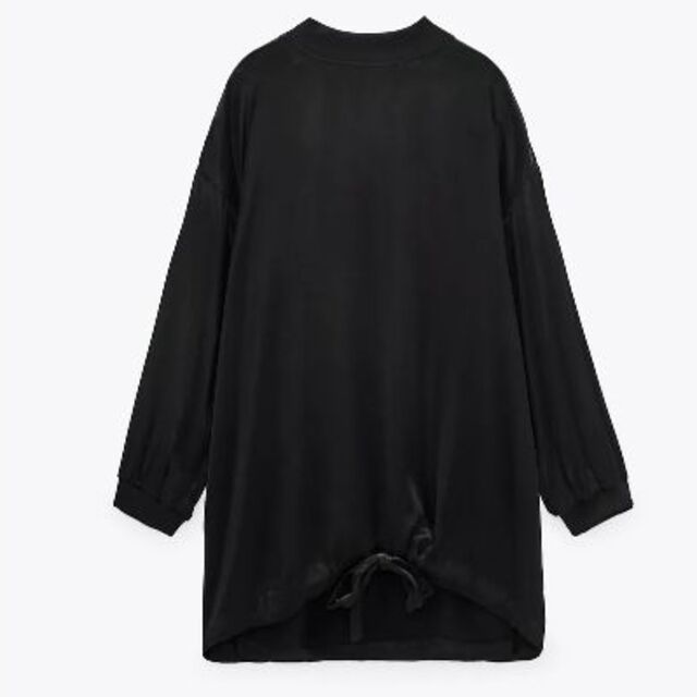 ZARA(ザラ)の極美品ZARAオーバーサイズサテンスウエットセットアップ上下 メンズのトップス(スウェット)の商品写真