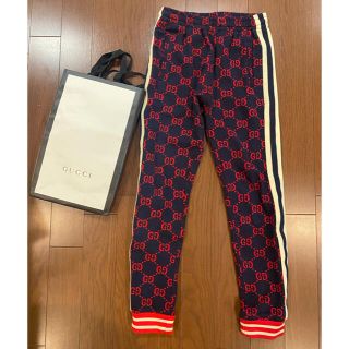 グッチ(Gucci)のグッチ GG ジャガード トラックパンツ ジョギングパンツ S 青×赤 美品(その他)