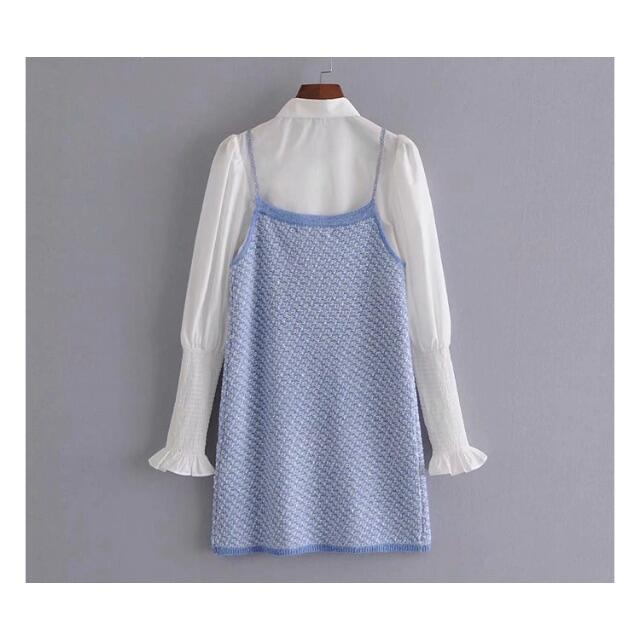 ZARA(ザラ)の🌸春先行💐3412◆2点セット ワンピース レディースのワンピース(ミニワンピース)の商品写真