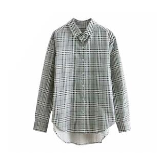 ザラ(ZARA)の🌸春先行💐3413◆ギンガムチェック柄 シャツ(シャツ/ブラウス(長袖/七分))