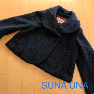 スーナウーナ(SunaUna)の【ひらまこ様おまとめ】ショートコート 黒ダウンコート(ガウンコート)