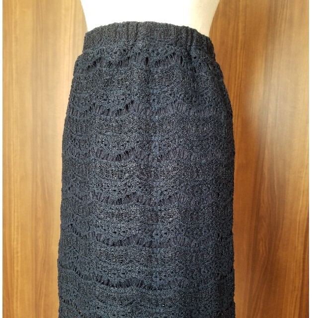 a.g.plus(エージープラス)のエージープラス　スカート　ネイビー レディースのスカート(ひざ丈スカート)の商品写真