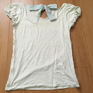 ピーチジョン(PEACH JOHN)の美品 peachJohn パフスリーブ袖(Tシャツ(半袖/袖なし))