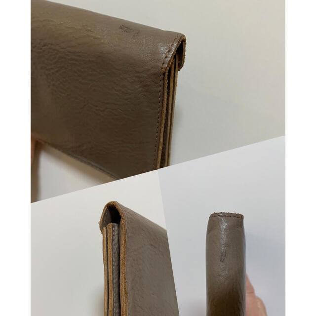 IL BISONTE(イルビゾンテ)のイルビゾンテ　長財布　グレー　保存袋付き レディースのファッション小物(財布)の商品写真