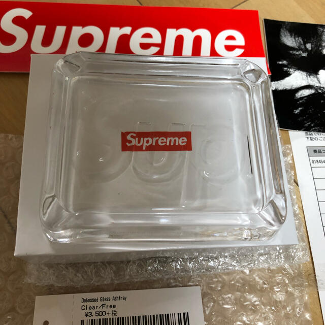 2020ss Supreme Debossed グラス アッシュトレイ＋ステ3枚