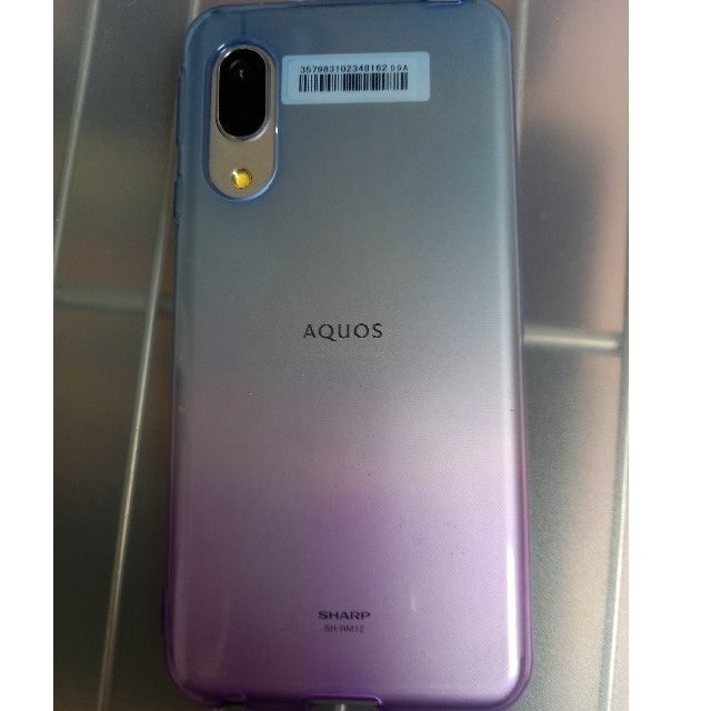 AQUOS　sense3本体　ケース付き スマホ/家電/カメラのスマートフォン/携帯電話(スマートフォン本体)の商品写真