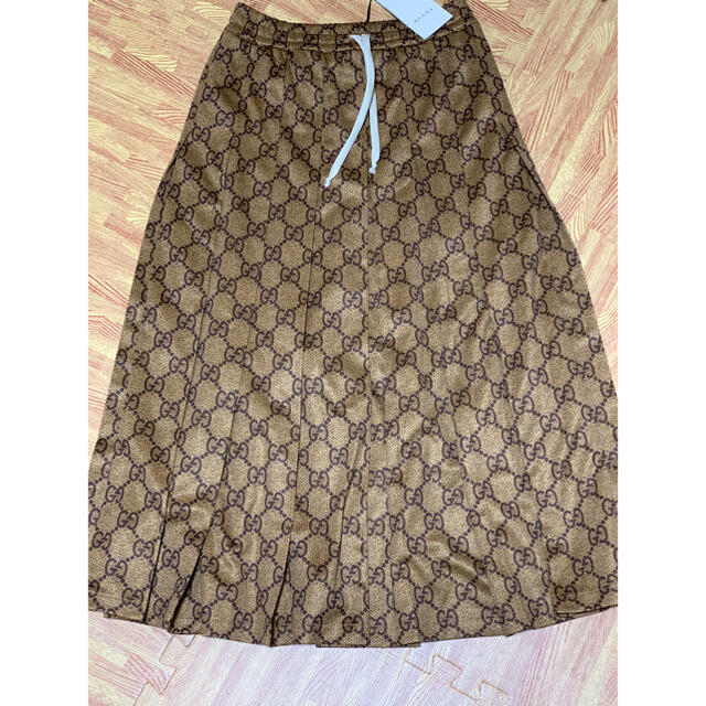 期間限定お値下げ●GUCCIグッチGG柄テクニカルジャージプリーツスカートXS