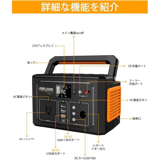 NXONEPRO ポータブル電源 大容量 109200mAh/400Wh