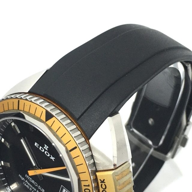 EDOX デイト クオーツ メンズ腕時計の通販 by ブランドショップ リファレンス神戸｜エドックスならラクマ - エドックス 53200 ハイドロサブ 500ｍ 国産新品
