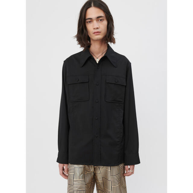 【美品】our legacy 20ss shirt black