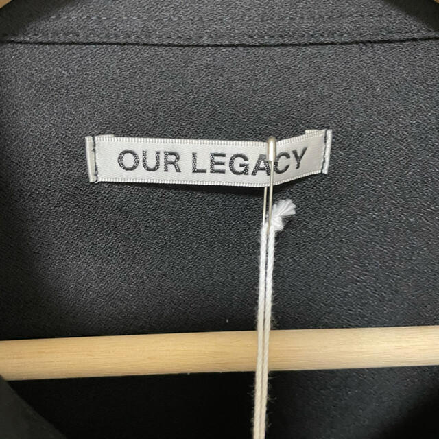 【美品】our legacy 20ss shirt black