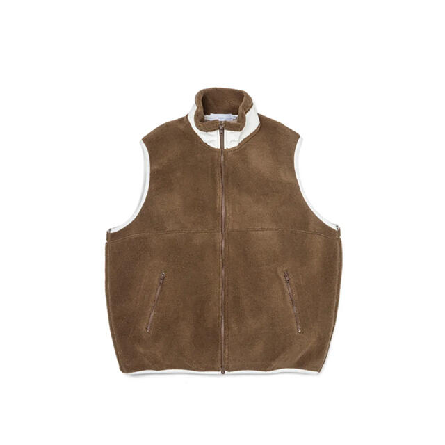 Graphpaper グラフペーパーWool Boa Zip-Up Vest