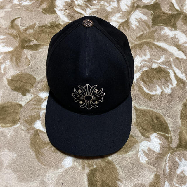 CHROME HEARTS クロムハーツ 刺繍 クロス キャップ cap 黒 - キャップ