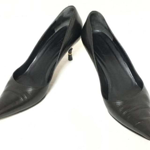 Gucci - グッチ パンプス 37 1/2 レディース 黒の通販 by ブランディア