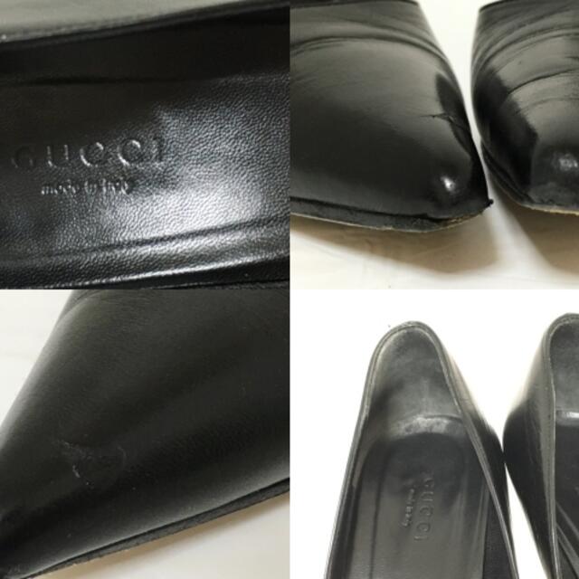 Gucci(グッチ)のグッチ パンプス 37 1/2 レディース 黒 レディースの靴/シューズ(ハイヒール/パンプス)の商品写真
