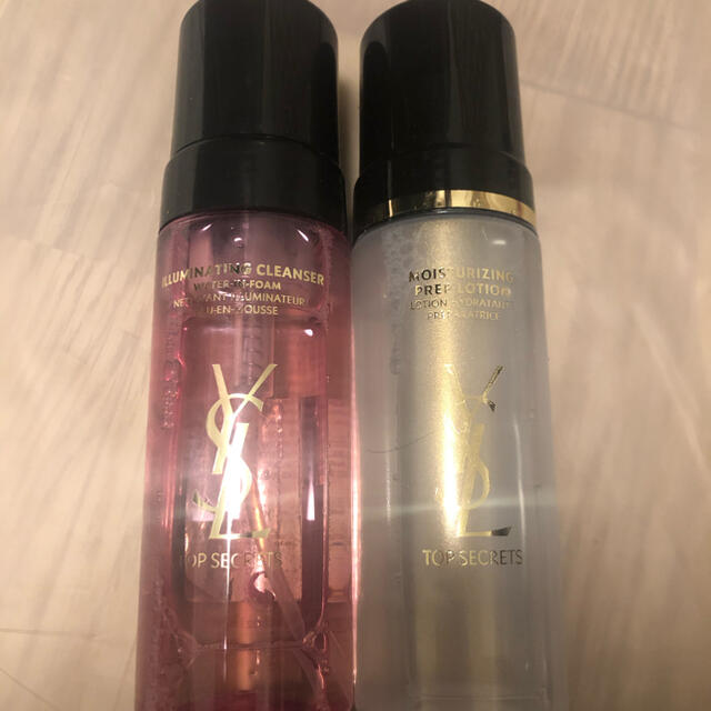 Yves Saint Laurent Beaute(イヴサンローランボーテ)のトップ シークレット イルミネーティング クレンザー&ローション　セット　未使用 コスメ/美容のスキンケア/基礎化粧品(化粧水/ローション)の商品写真