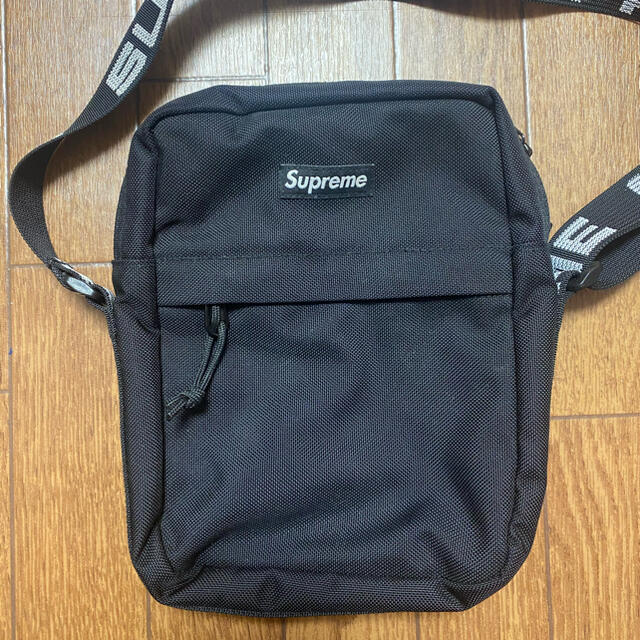 supreme 18ss shoulder bag black