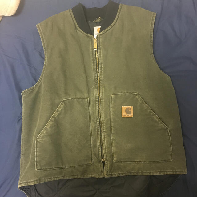 カーハート Carhartt ダック地ベスト USA製 メンズXXL /eaa374921