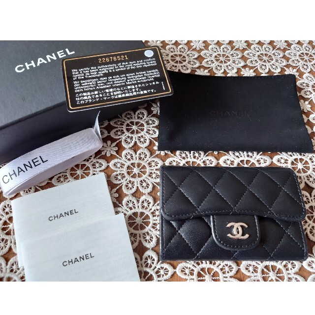 CHANEL/シャネル コインケース/カードケース  ラムスキン