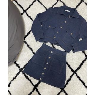 ザラ(ZARA)の最終お値下げ！ZARA ニット　ジャケット　セットアップ(ニット/セーター)