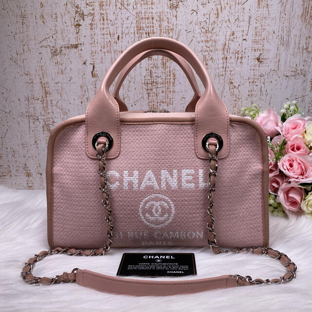 付属品✧ギャランティカード✨美品✨CHANEL シャネル ドーヴィル 2way ハンドバッグ チェーン