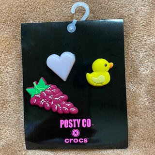 クロックス(crocs)のPostyCo Pink 3 Pack （PostyCoピンク 3パック）(サンダル)