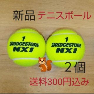 ブリヂストン(BRIDGESTONE)の硬式　テニスボール　２個　新品未使用(ボール)