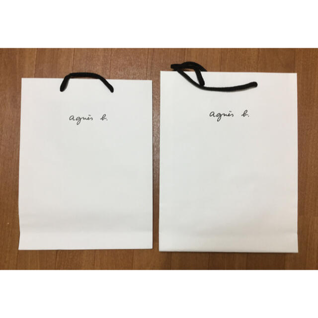 agnes b. - ショップ袋 同サイズの2枚セットの通販 by いちこ's shop