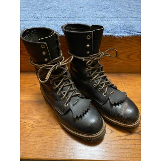 レッドウィング(REDWING)の 値下げ　レッドウィングロガーブーツ　ソール張替え済PT99 カスタム(ブーツ)