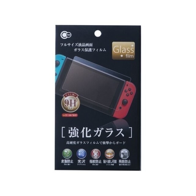 Switch 強化ガラスフィルム エンタメ/ホビーのゲームソフト/ゲーム機本体(その他)の商品写真