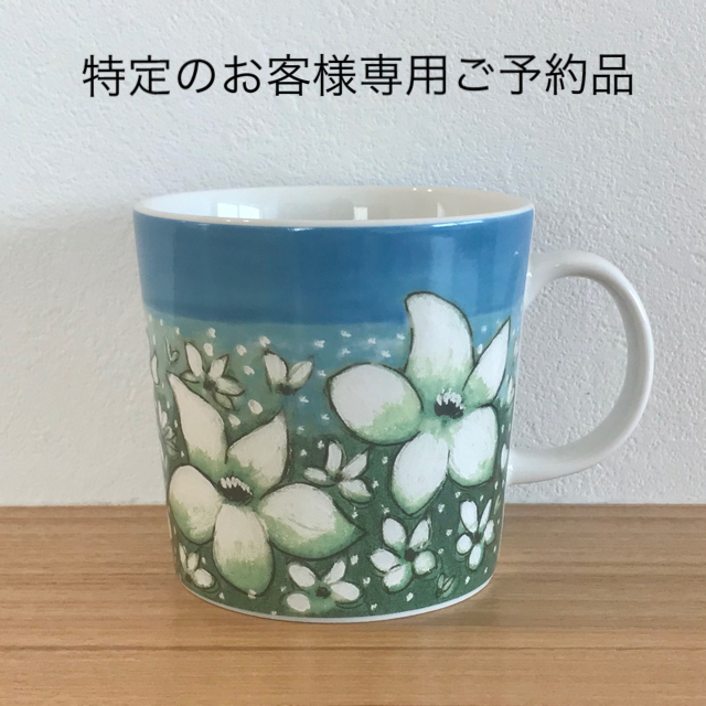 【希少品】ARABIA ヘルヤ お花マグカップ "Kevään kukka"