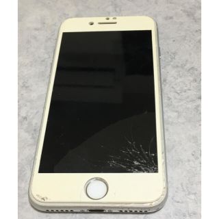 アイフォーン(iPhone)のiPhone7 128GB ホワイト 画面割れ 動作良好(スマートフォン本体)