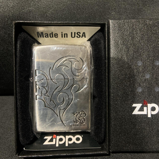 ZIPPO(ジッポー)のトライバルビースト トライバルハート zippo メンズのファッション小物(タバコグッズ)の商品写真