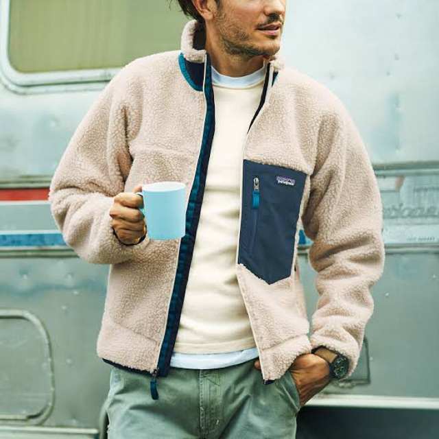 patagonia(パタゴニア)のpatagonia パタゴニア レトロX ナチュラル メンズのジャケット/アウター(ブルゾン)の商品写真