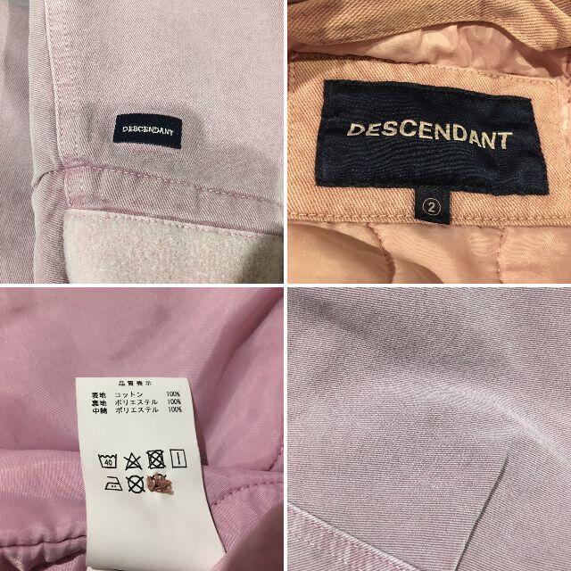 ★DESCENDANT★ CRICKET TWILL JACKET パープル