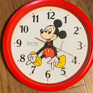 Disney Disney ミッキー掛け時計 ジャンク品の通販 ラクマ